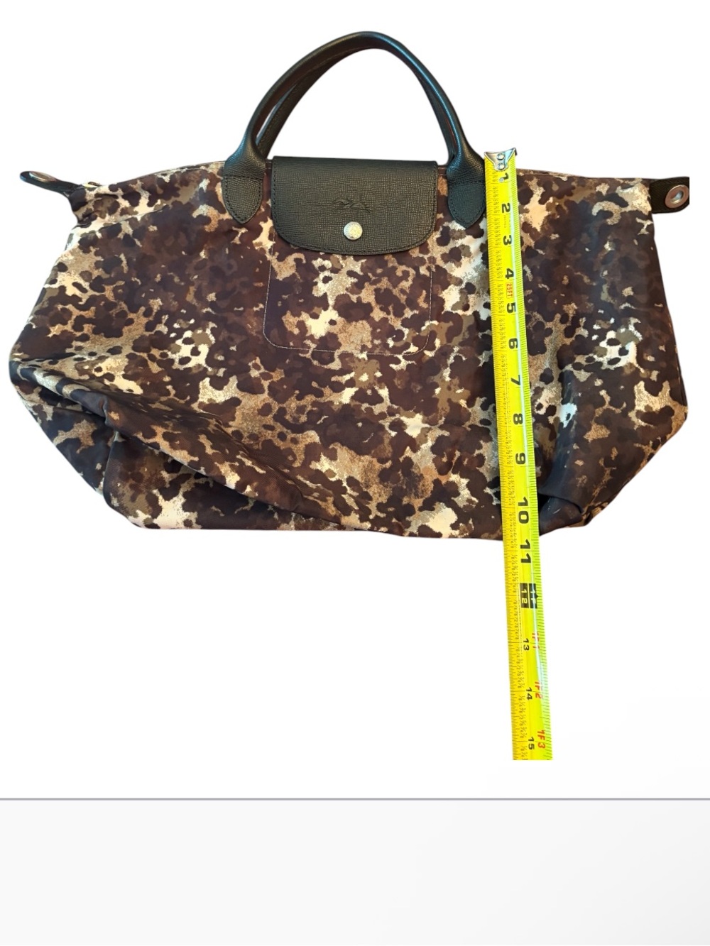 Longchamp Camo Nylon Medium Le Pliage Tote - Picture 9 of 13